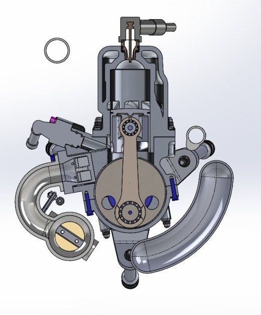 UAV Engine无人机3缸101cc 2冲程发动机缩略图